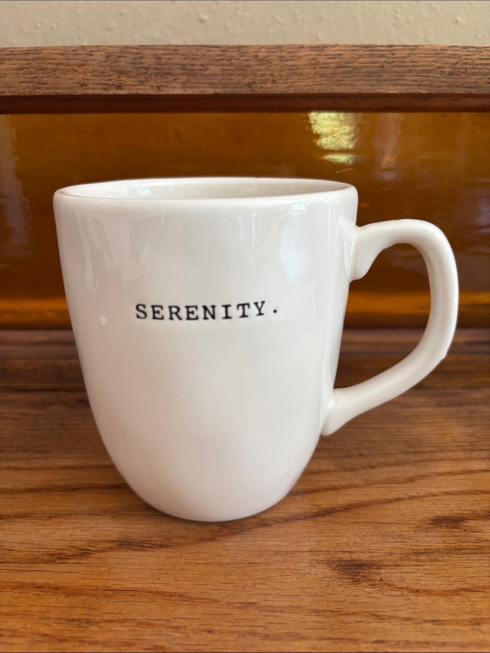Rae Dunn SerenityCeramic Mug - SERENITY.